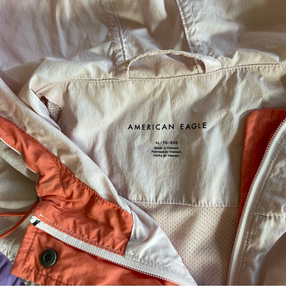 American Eagle Vintage Style Windbreaker XL